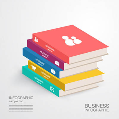 4photoshopir-Book-vector-pack2-وکتور کتاب پک2
