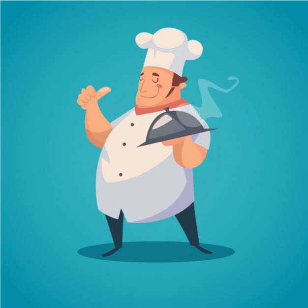 4photoshopir-Chef-pack1-وکتور آشپز پک1