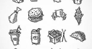 4photoshopir-Fast-Food-sandwich-pack1-وکتور ساندویچ پک1