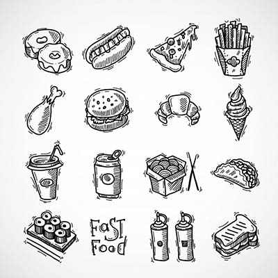 4photoshopir-Fast-Food-sandwich-pack1-وکتور ساندویچ پک1