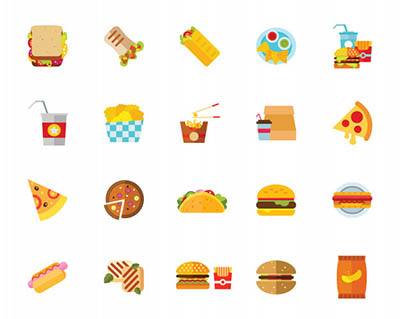4photoshopir-Fast-Food-sandwich-pack2-وکتور ساندویچ پک2