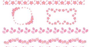 4photoshopir-Flowers-Border-vector-pack1-وکتور حاشیه گل پک1