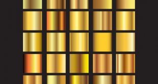 4photoshopir-Golden-vector-pack1-وکتور طلایی پک1