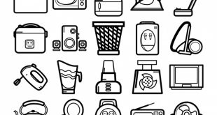 4photoshopir-Home-devices-vector-pack1-وکتور لوازم خانگی پک1