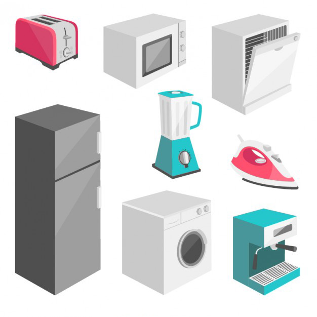 4photoshopir-Home-devices-vector-pack2-وکتور لوازم خانگی پک2