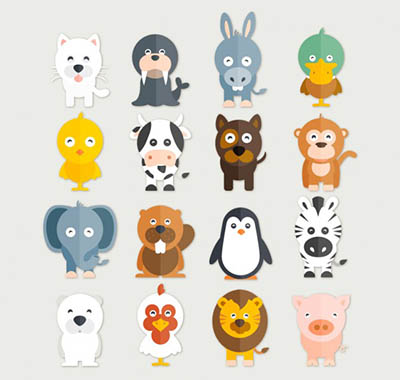 4photoshopir-animals-collection-pack1-وکتور حیوانات پک1