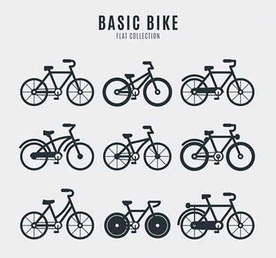 4photoshopir-bicycle-vector-pack1-وکتور دوچرخه پک1