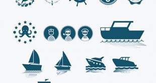 4photoshopir-boat-vector-pack1-وکتور قایق پک1