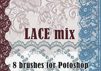4photoshopir-brush-Lace-براش توری