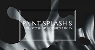 4photoshopir-brush-Splatter-pack2-براش پاشش رنگ پک2