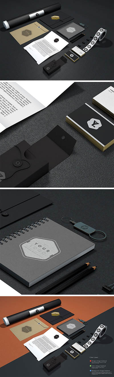 4photoshopir-business-set-mockup-pack12-موکاپ ست اداری پک12