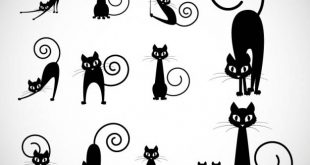 4photoshopir-cat-vector-pack2-وکتور گربه پک2