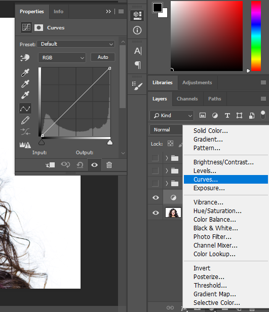 4photoshopir-change-hair-color1-عوض کردن رنگ مو در فتوشاپ