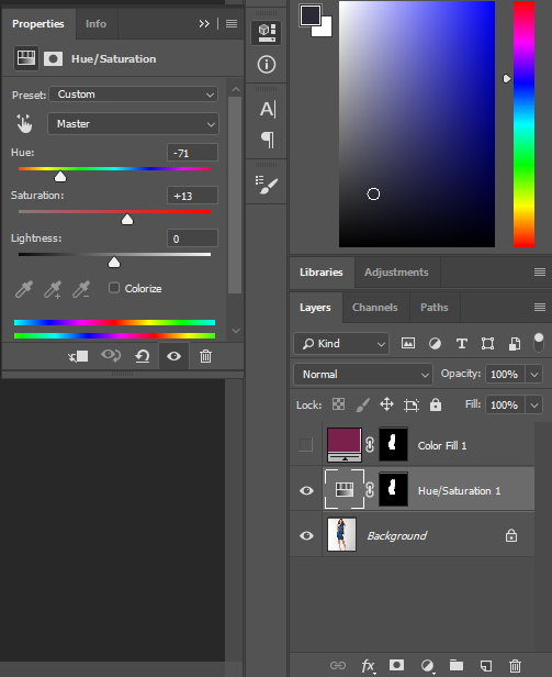 4photoshopir-color-dress-change2-عوض کردن رنگ لباس در فتوشاپ