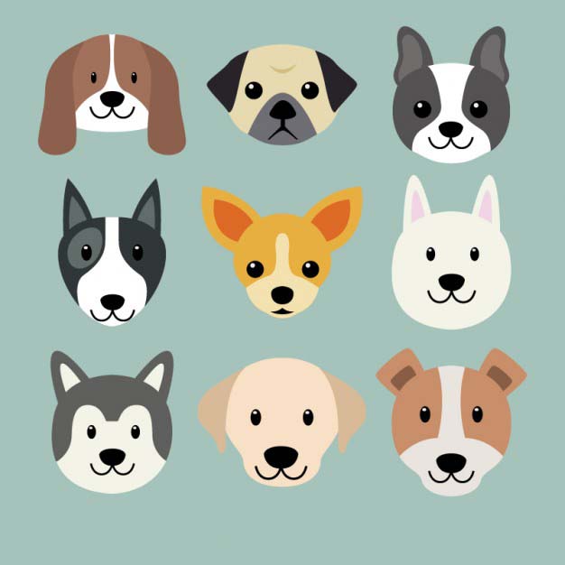 4photoshopir-dog-pack2-وکتور سگ پک2