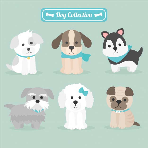 4photoshopir-dog-pack3-وکتور سگ پک3