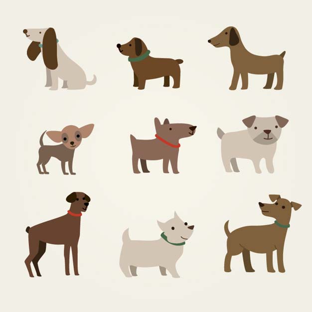 4photoshopir-dog-pack4-وکتور سگ پک4