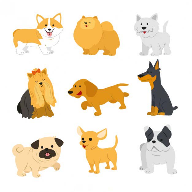 4photoshopir-dog-pack7-وکتور سگ پک7