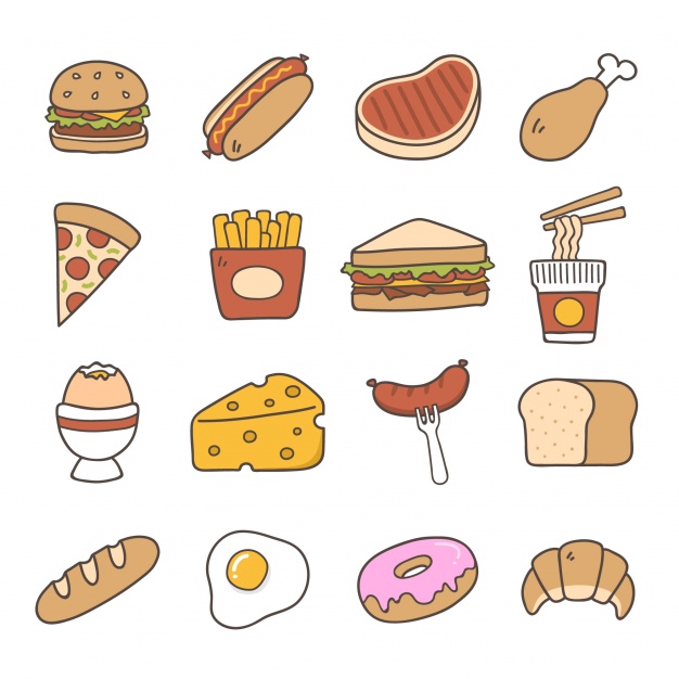 4photoshopir-fastfood-pack2-وکتور فست فود پک2