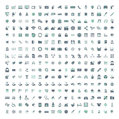 4photoshopir-icon-Illustration-set-آیکون پکیج کامل