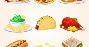 4photoshopir-fastfood-pack1-وکتور فست فود پک1