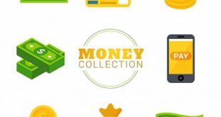 4photoshopir-money-vector-pack1-وکتور دلار پک1