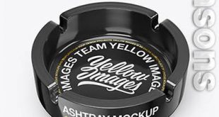 4photoshopir-packing-mockup-ashtray-موکاپ زیر سیگاری