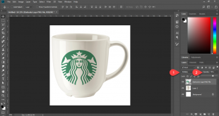 4photoshopir-ps-ctrlt8-گذاشتن تصویر روی اجسام