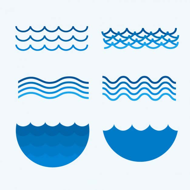 4photoshopir-waves-pack1-وکتور موج پک1